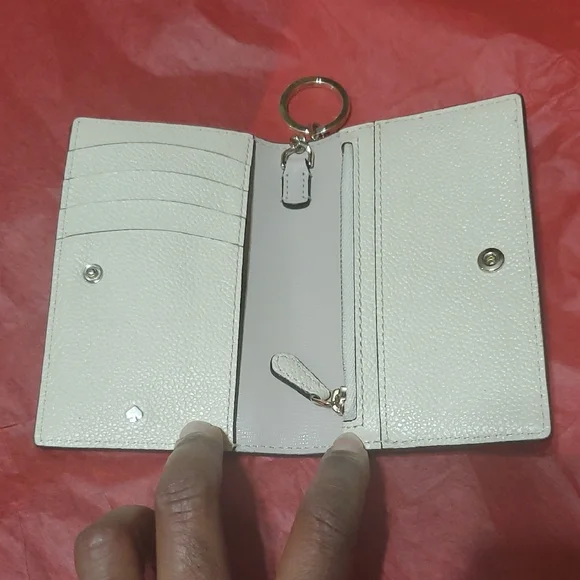 Kate Spade Purple and Cream Wallet Elegant Design EUC - Picture 3 of 3